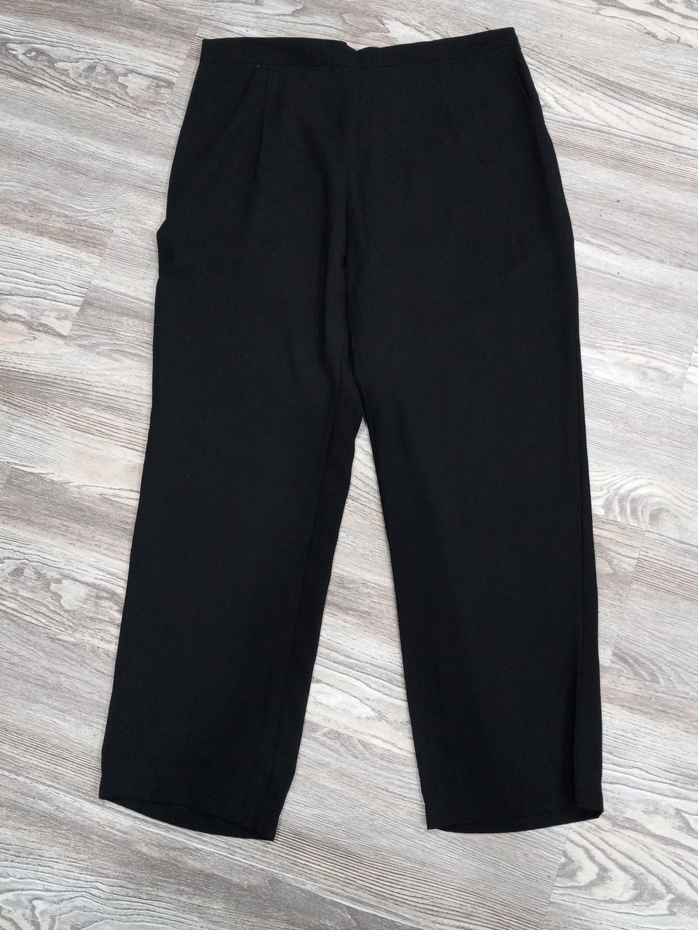 Masseys Women's Black Tailored Straight-Leg Pants